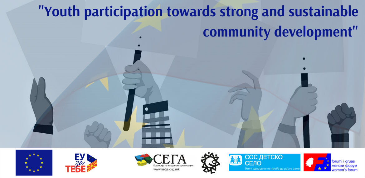 Coalition SEGA Started Implementing the "Youth participation for strong and sustainable community development" Project